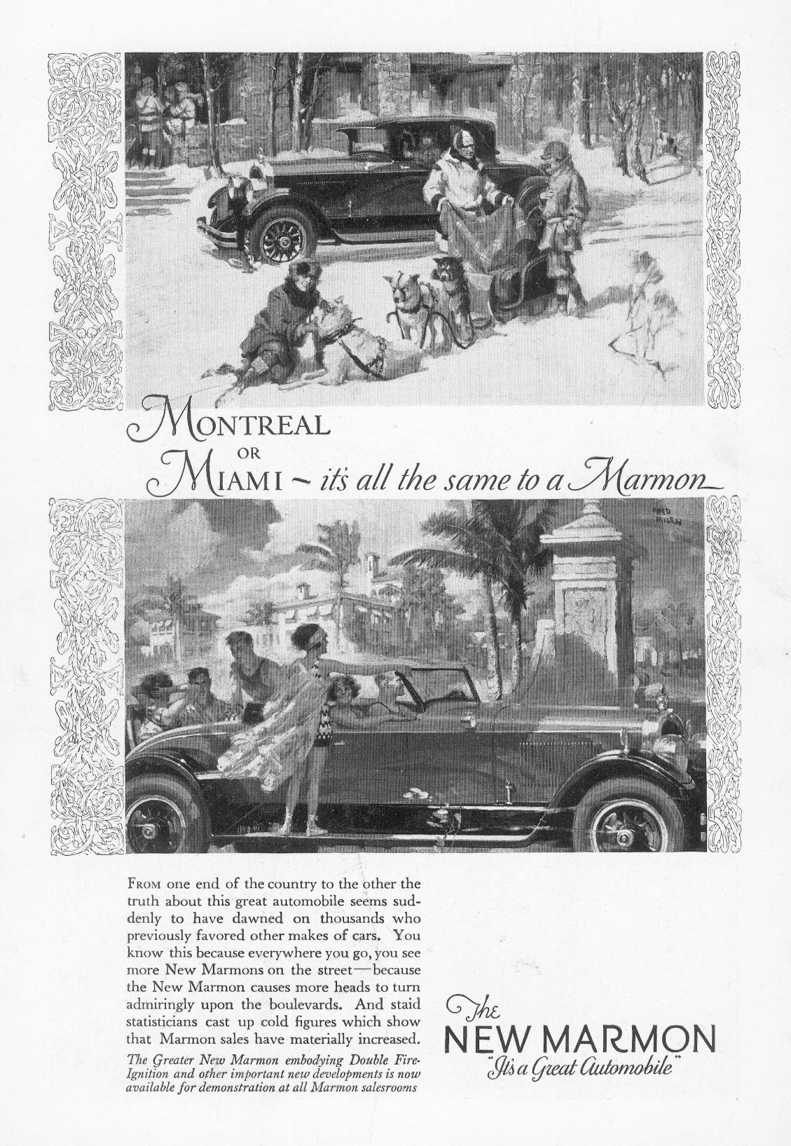 1926 Marmon Auto Advertising